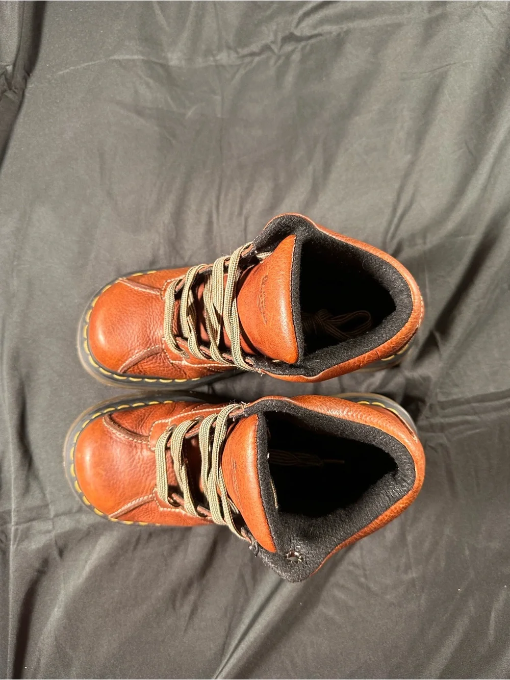 Dr Martens Chunky Platform Brown Boots Vintage 2C01 Retro Y2K Men 7 Women 8 39EU